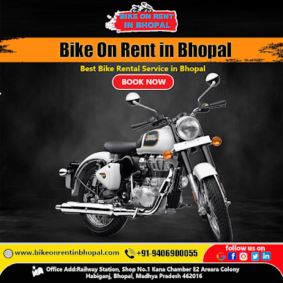 Bike On Rent in Bhopal with Sun Travels business photograph