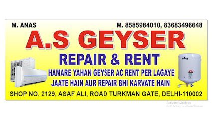 A.S Geyser Repair & Rent business photograph