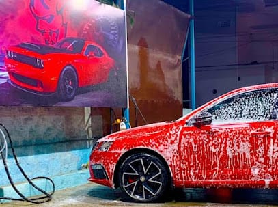 Bubbles car wash business photograph