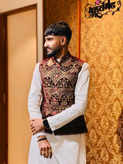 Muhurthmedh | मुहूर्तमेढ | Wedding Clothes for Men | Men’s Apparel | Designer Wedding Dress | Wedding Dresses for Men business photograph
