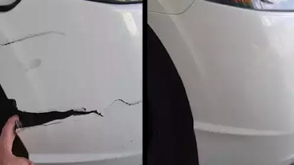 Bumper repair business photograph