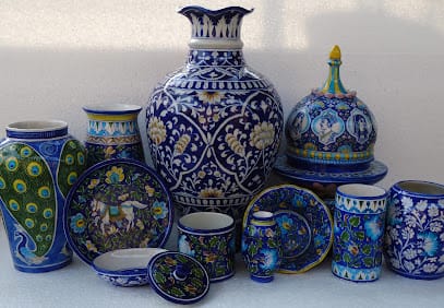 Ram Gopal Blue Pottery business photograph