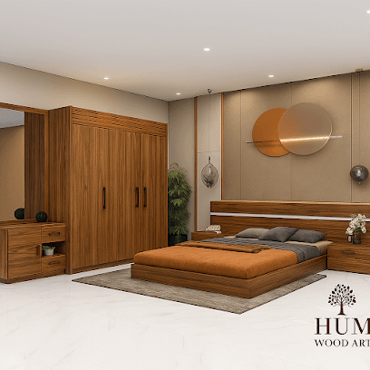 HUM Wood Art- Home Furniture, Furniture, Wardrobe, TV Unit, Bed, Dressing Table, Side Table, Modular Kitchen business photograph