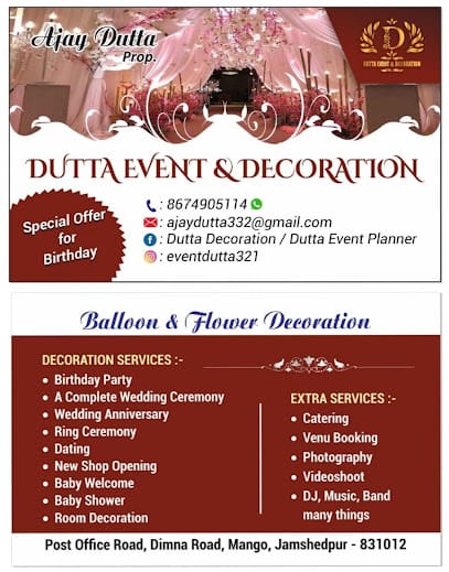 Dutta Event And Decoration ( Event planner ) business photograph