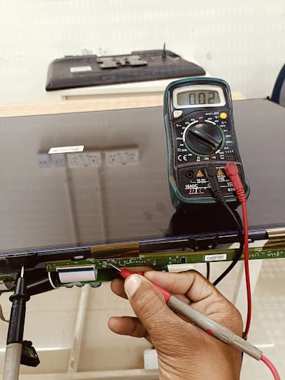 Angel electronics business photograph