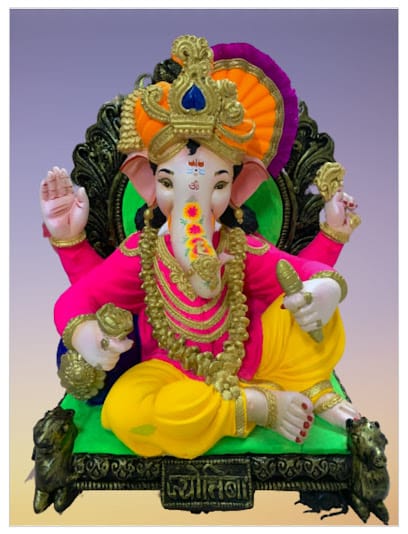 Sharad Arts Ganpati Idol business photograph