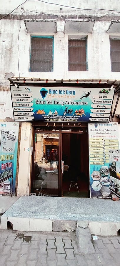 Blue ice berg adventure(Rafting, Camping, Bike on rent,bunjy Jump) business photograph