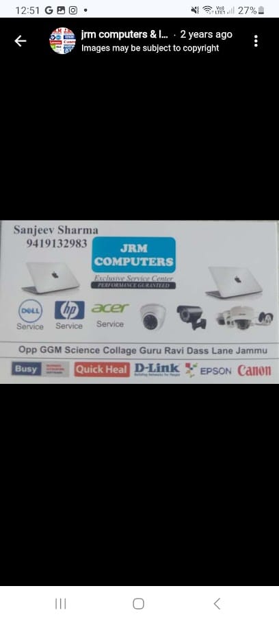 Sanjeev (jrm) computers, laptops & printers repairing & services business photograph