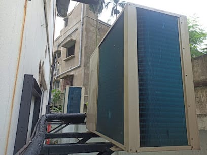 Home comfort solutions. AC spare parts & Refrigerant. Home appliances Repairing & servicing business photograph