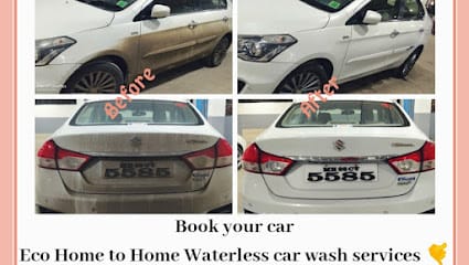 Eco Waterless car wash services business photograph