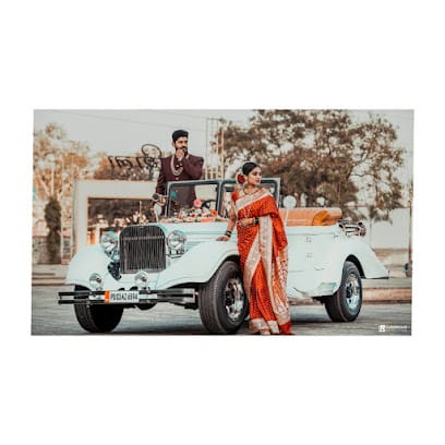 The vintage car business photograph