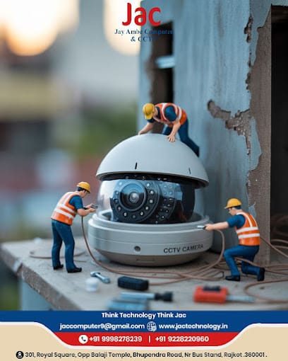 Jay Ambe Computer And Cctv - Best Cctv Camera In Rajkot/ Computer Lab For School/ Projector And Interactive Board In Rajkot business photograph