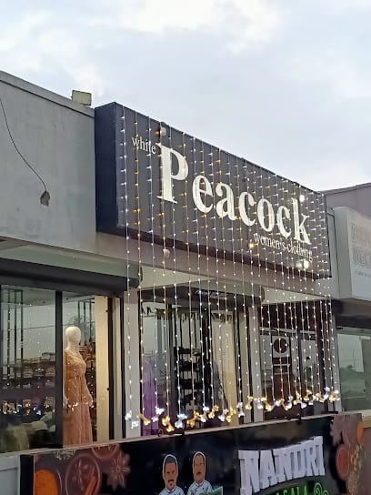 White peacock Women's clothing business photograph