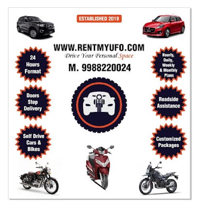 UFO Self Drive Rental Cars & Bikes Gwalior business photograph