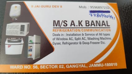 Ak refrigeration (Ac repair,fridge,geyser, microwave,R/o purifier etc.) business photograph