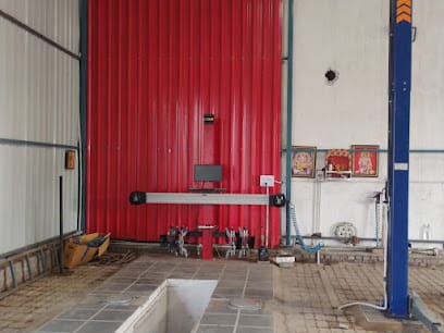 S.K Motor four wheeler service workshop business photograph