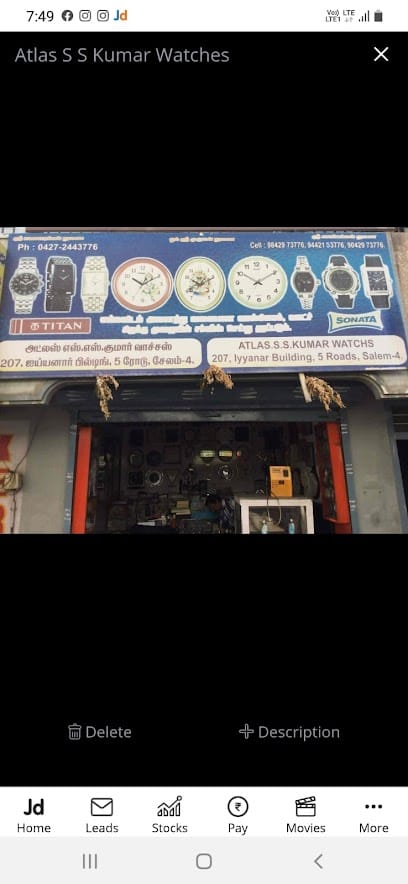 ATLAS S S KUMAR WATCHES business photograph