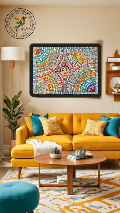 M/S Maa Janki Unnati Sewa Sansthan।( Deals in" Madhubani Painting, Fine Art, Wall Painting, All Folk Art) in Patna,Bihar business photograph