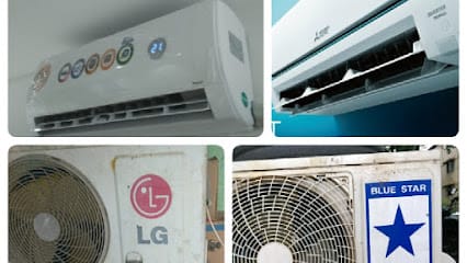 Huma home appliance Ac gas filling refilling Ac installation Ac repair &service business photograph