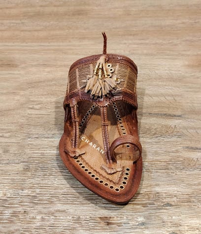 Kolhapuri Chappal Charan "pavul" business photograph
