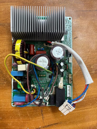 Fridge AC washing machine repair service business photograph