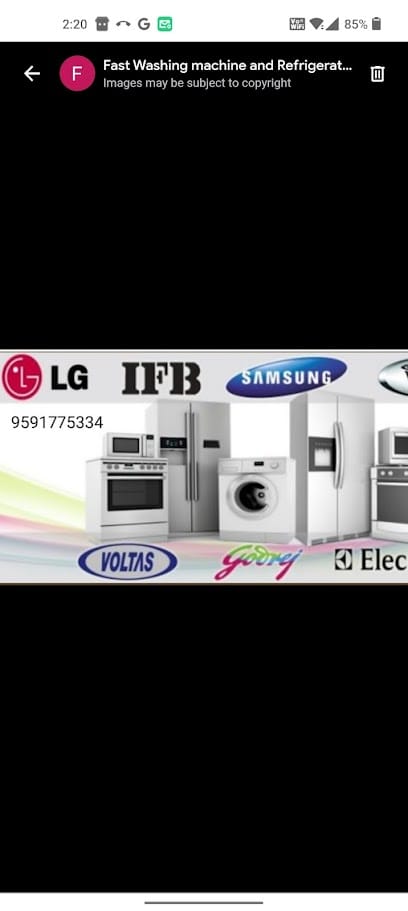 Fast Washing machine and Refrigerator repair and services business photograph