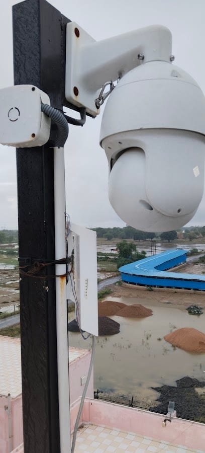 CCTV Cameras and mobiles shop business photograph