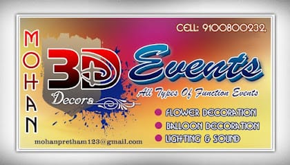 3D Events&decoration business photograph