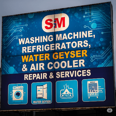 SM Washing Machine, Refrigerators, Water Geyser& Air cooler repair& Services business photograph