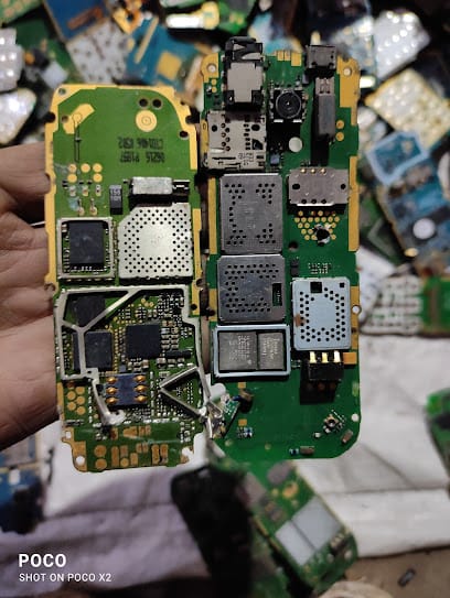 Mobile phone scrap business photograph