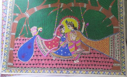 Maa tara Madhubani painting. business photograph
