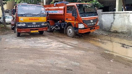 Golden water supply business photograph