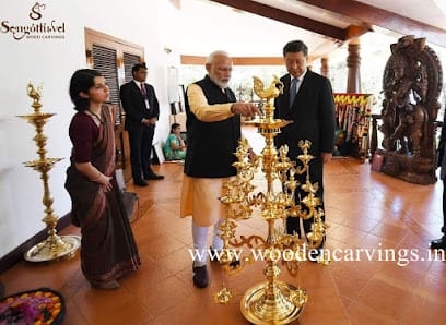 Sengottuvel Thammampatti Tamil Nadu Wood Carvings-GI business photograph