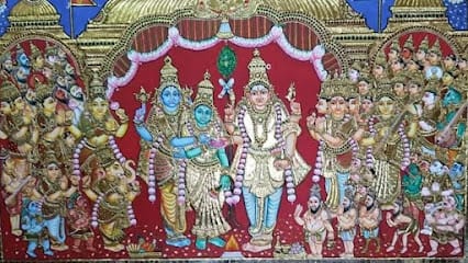 Mysore Traditional Painting & Tanjore (SRI CHAKRA) business photograph