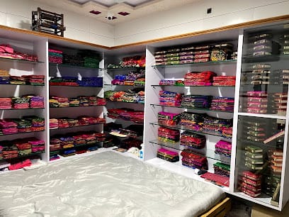 Pooja Patola Saree business photograph