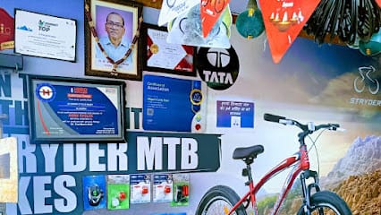 ALIGARH CYCLE MART / BEST CYCLE SHOP IN ALIGARH / AUTHORISED DEALER OF FIREFOX, TATA STRYDER, NINETY ONE KTM, HERO , HERCULES business photograph