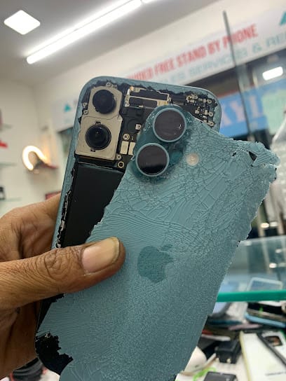 Allied phone services iphone oneplus repair business photograph