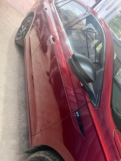 Teflon coating ceramic coating and rubbing polish Door step service business photograph