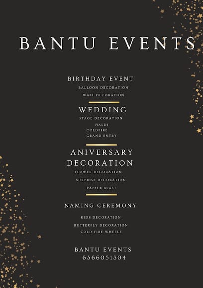 Bantu events business photograph