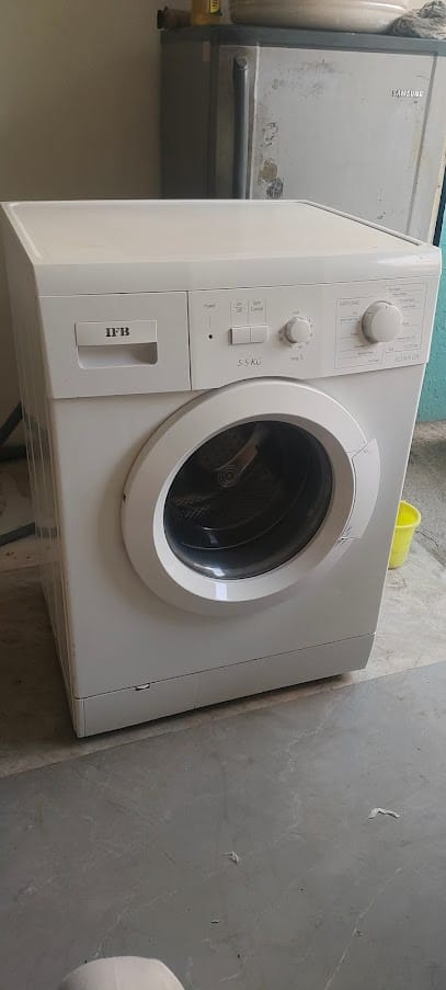 Modern service center business photograph