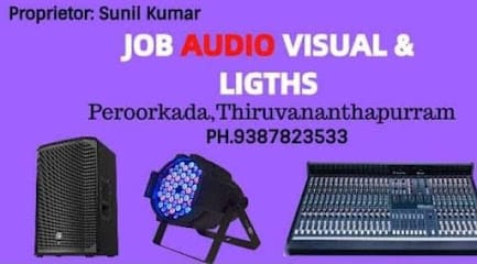Job audio visual & lights - Sound rental service business photograph