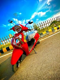 Scooty & bike rent mahaveer communication business photograph