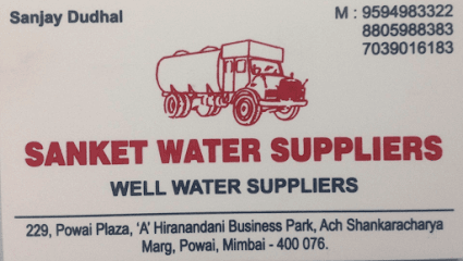 Sanket Water Suppliers : Bmc, Drinking, Ro, Construction, society, Offices I best Water tanker Supplier in goregaon, Chembur business photograph