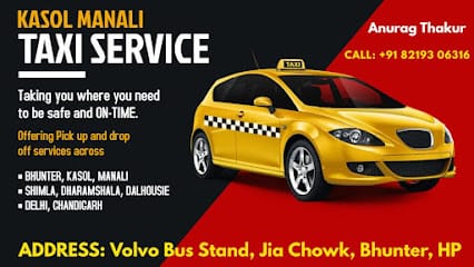 Bhunter Kasol Manali Taxi Services 24/7 - Anurag Thakur business photograph