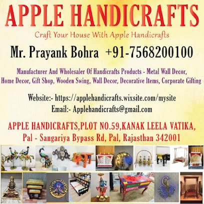 Apple Handicrafts - Manufacturer & Wholesaler - Metal Wall Art - Wooden Swing - Home Decor - Gift Shop - Wall Decor - Jodhpur business photograph
