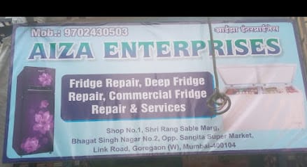 Aiza enterprises fridge repair deep freezer repair & fridge gas filling refilling service business photograph