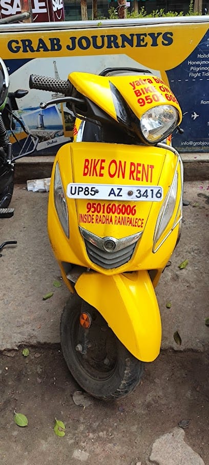 Vrindavan Yatra Bike business photograph