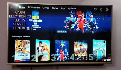 LED TV repair centre Cuttack Ayush Electronics business photograph