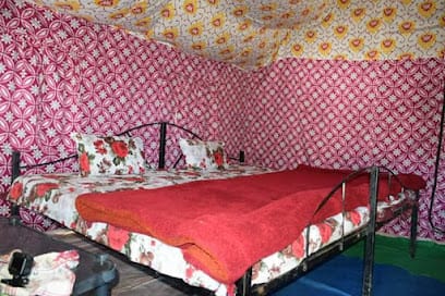 Camp Dhanaulti with Himalayan views business photograph