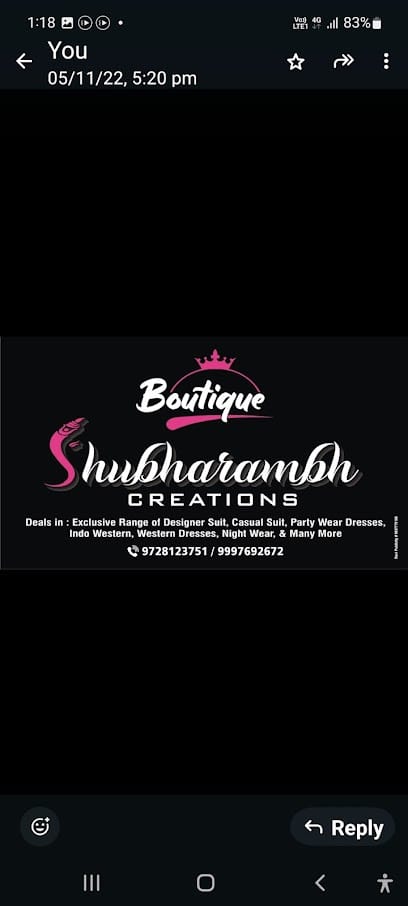 Shubharambh creation BOUTIQUE business photograph